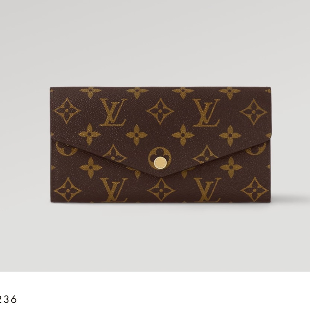 Louis Vuitton Wallet with red interior